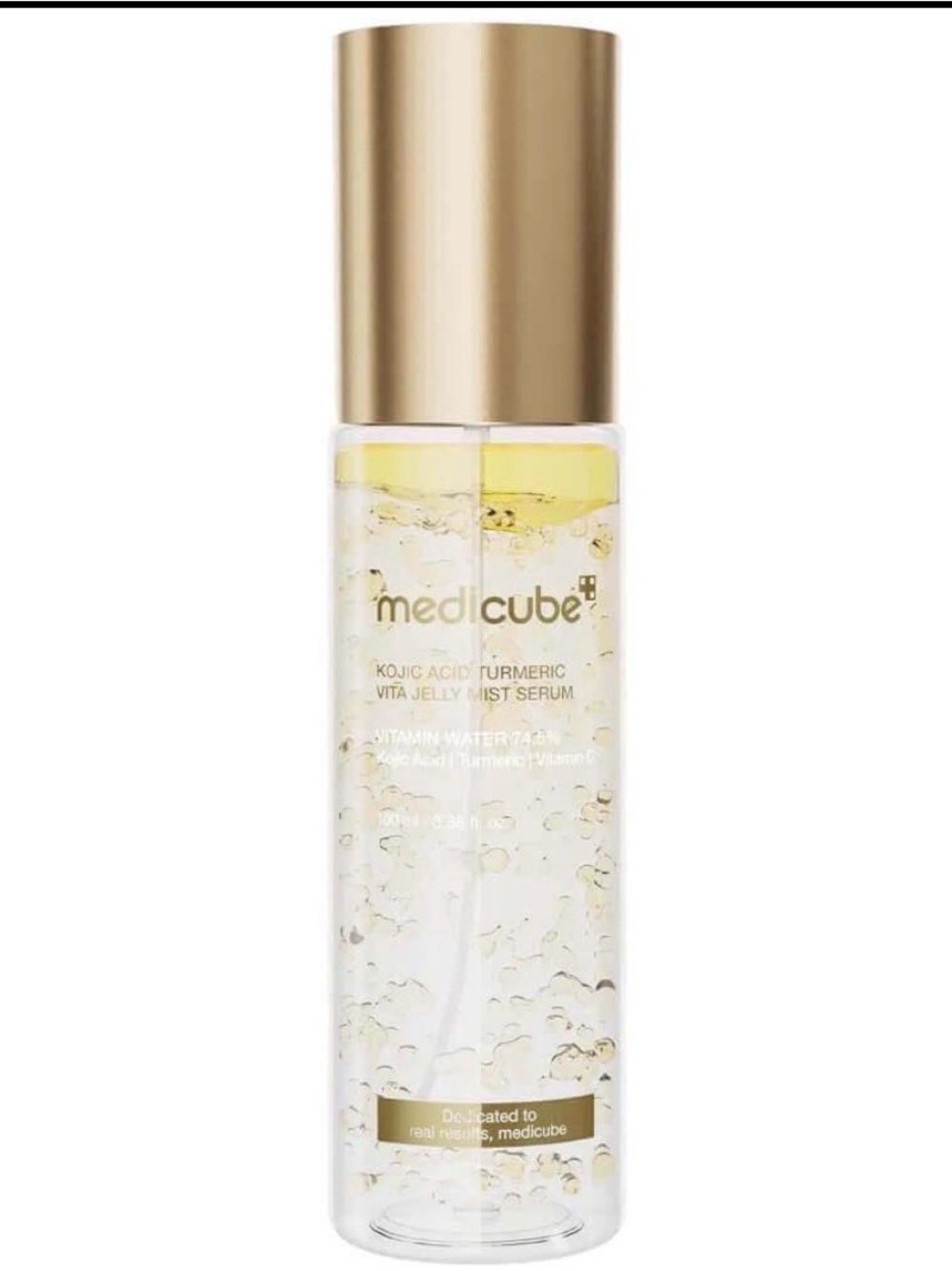 Medicube Kojic Acid Turmeric Vita Jelly Moist Serum - Gold/Clear